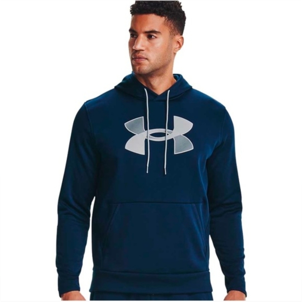 Under Armour Men's Navy Hoodie, Size Medium